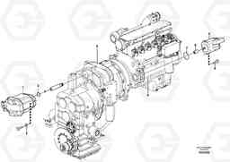 105736 Hydraulic pump with fitting parts L90F, Volvo Construction Equipment
