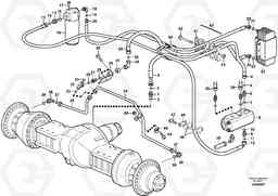 6825 Oil cooler, forword, pump circuit. L220E SER NO 4003 - 5020, Volvo Construction Equipment
