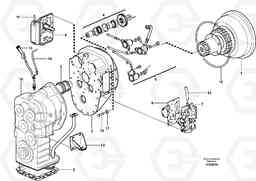 25077 Hydraulic transmission with fitting parts L90F, Volvo Construction Equipment