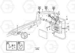 47609 Pre-heater with fitting parts L90F, Volvo Construction Equipment