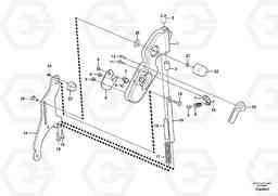 96884 CDC - steering, foldable arm rest L220F, Volvo Construction Equipment