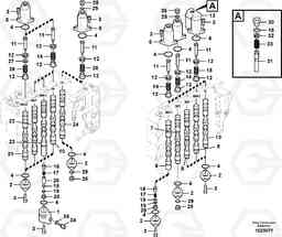 81916 Main control valve, valve spool EC460B SER NO INT 11515- EU&NA 80001-, Volvo Construction Equipment