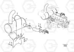 3901 Exhaust system EC240C, Volvo Construction Equipment