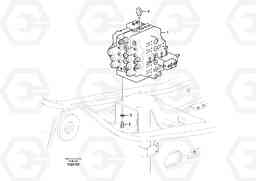 73176 Control valve with fitting parts. FC3329C, Volvo Construction Equipment