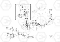 97806 Fuel filling pump with assembling details EC360C S/N 115001-, Volvo Construction Equipment