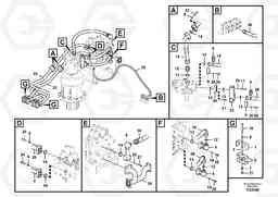29009 Hydraulic system, control valve to boom and swing EC360C, Volvo Construction Equipment