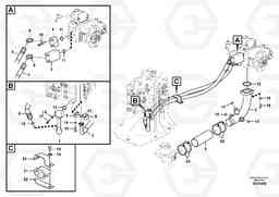 23464 Hydraulic system, hydraulic tank to hydraulic pump ECR145C, Volvo Construction Equipment