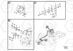 56134 Hydraulic system, control valve to boom and swing EC140C, Volvo Construction Equipment
