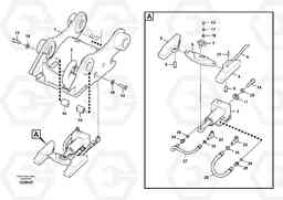 86263 Attachment bracket, quickfit EW145B PRIME S/N 15001-, Volvo Construction Equipment