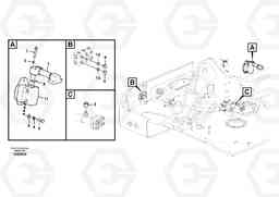40166 Hydraulic system, oil cooling pump mount ECR235C, Volvo Construction Equipment