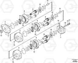69022 Hydraulic gear pump for quickfit and rotator EC700BHR HIGH REACH DEMOLITION, Volvo Construction Equipment