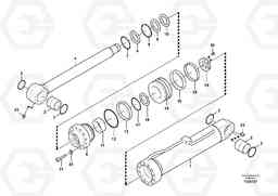 51814 Hydraulic cylinder, Removal Counterweight. PL4611, Volvo Construction Equipment