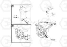 65628 Turning joint line, turning joint to travel motor EW60C, Volvo Construction Equipment