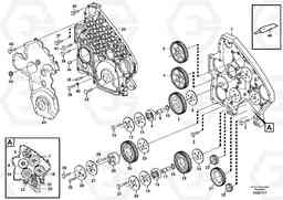 61762 Timing gear casing and gears L330E, Volvo Construction Equipment