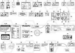 43090 Illustrations of sign plates and decals L330E, Volvo Construction Equipment