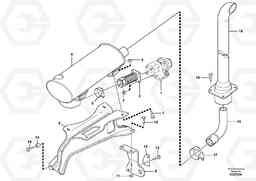 19209 Exhaust system, silencer BL61PLUS, Volvo Construction Equipment