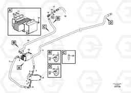 87115 Oil cooler, forword, motor circuit. L120E S/N 19804- SWE, 66001- USA, 71401-BRA, 54001-IRN, Volvo Construction Equipment