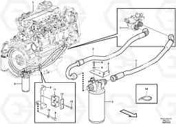49345 Lubricating oil system EW140C, Volvo Construction Equipment