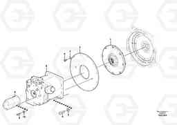 66596 Pump gearbox with assembling parts EW180C, Volvo Construction Equipment