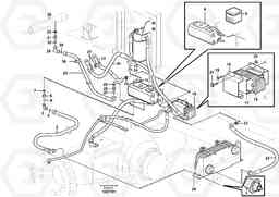 88352 Oil cooler, rear, motor circuit. L180E HIGH-LIFT S/N 8002 - 9407, Volvo Construction Equipment