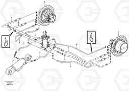 7741 Hydraulic circuit ( lower frame ) ECR38 TYPE 602, Volvo Construction Equipment