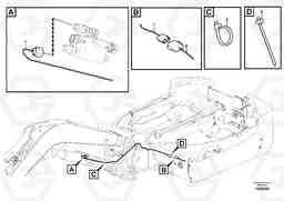 47369 Cable harness to safety valve on boom EC27C, Volvo Construction Equipment