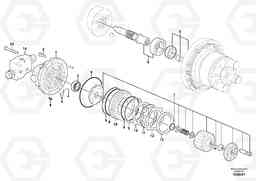 104595 Travelling gear motor assy / with brake ECR38 TYPE 602, Volvo Construction Equipment