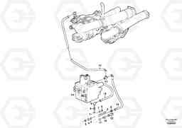33623 Hydraulic system: valve block - connection block L110F, Volvo Construction Equipment