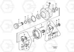 93387 Swing gearbox ECR145C, Volvo Construction Equipment