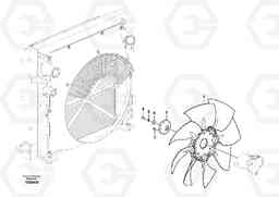 15457 Cooling fan mounting ECR235C, Volvo Construction Equipment