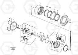 96257 Travel gearbox FC2421C, Volvo Construction Equipment