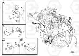 55357 Cable harness, engine EC140C, Volvo Construction Equipment