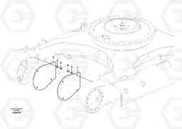 94197 Protective plate for travel motor EC140B PRIME S/N 15001-, Volvo Construction Equipment