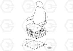 53958 Operator seat with fitting parts ECR145C, Volvo Construction Equipment