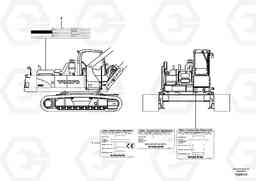 40267 Product identification plate PL4608, Volvo Construction Equipment