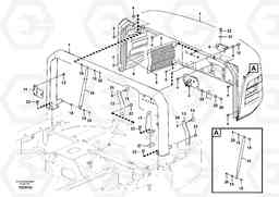 74314 Cowl frame, cover and hood EC55C S/N 110001- / 120001-, Volvo Construction Equipment