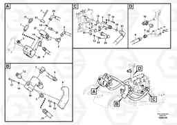 24807 Working hydraulic, hammer and shear for upper EC210C, Volvo Construction Equipment