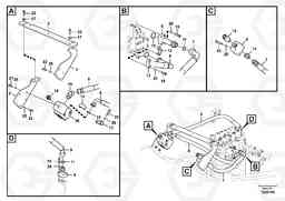 38896 Working hydraulic, hammer and shear for upper FC2121C, Volvo Construction Equipment