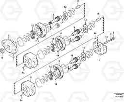 91220 Hydraulic gear pump for quickfit and rotator EC360B SER NO INT 12152- EU&NA 80001-, Volvo Construction Equipment