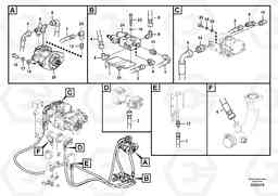 96119 Hydraulic system, oil cooling system ECR145C, Volvo Construction Equipment