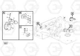 45507 Hydraulic system, oil cooling pump mount EC160C, Volvo Construction Equipment