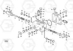 9697 Control valve for rotator ECR235C, Volvo Construction Equipment