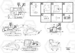 94663 Decals, cab EC240B PRIME S/N 15001-/35001-, Volvo Construction Equipment