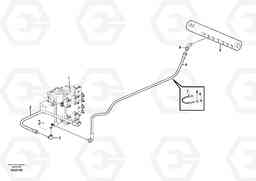 104226 Draining line - control valve L150F, Volvo Construction Equipment