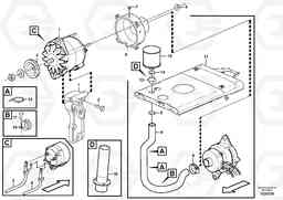 17097 Alternator with assembling details L120F, Volvo Construction Equipment