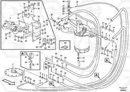 83466 Fuel line, fuel tank - filter - connection point L150F, Volvo Construction Equipment