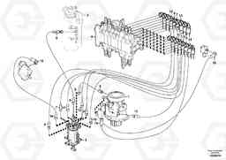28435 Hydraulic circuit ( platform/balancing valve/offset cylinder ) EC35C, Volvo Construction Equipment