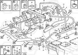98961 Hydraulic system, motor unit A35E FS FULL SUSPENSION, Volvo Construction Equipment