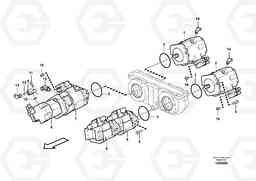 62387 Hydraulic pump with fitting parts A40E FS FULL SUSPENSION, Volvo Construction Equipment