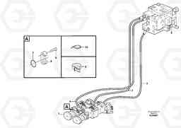 2763 Hydraulic system, motor unit A40E, Volvo Construction Equipment